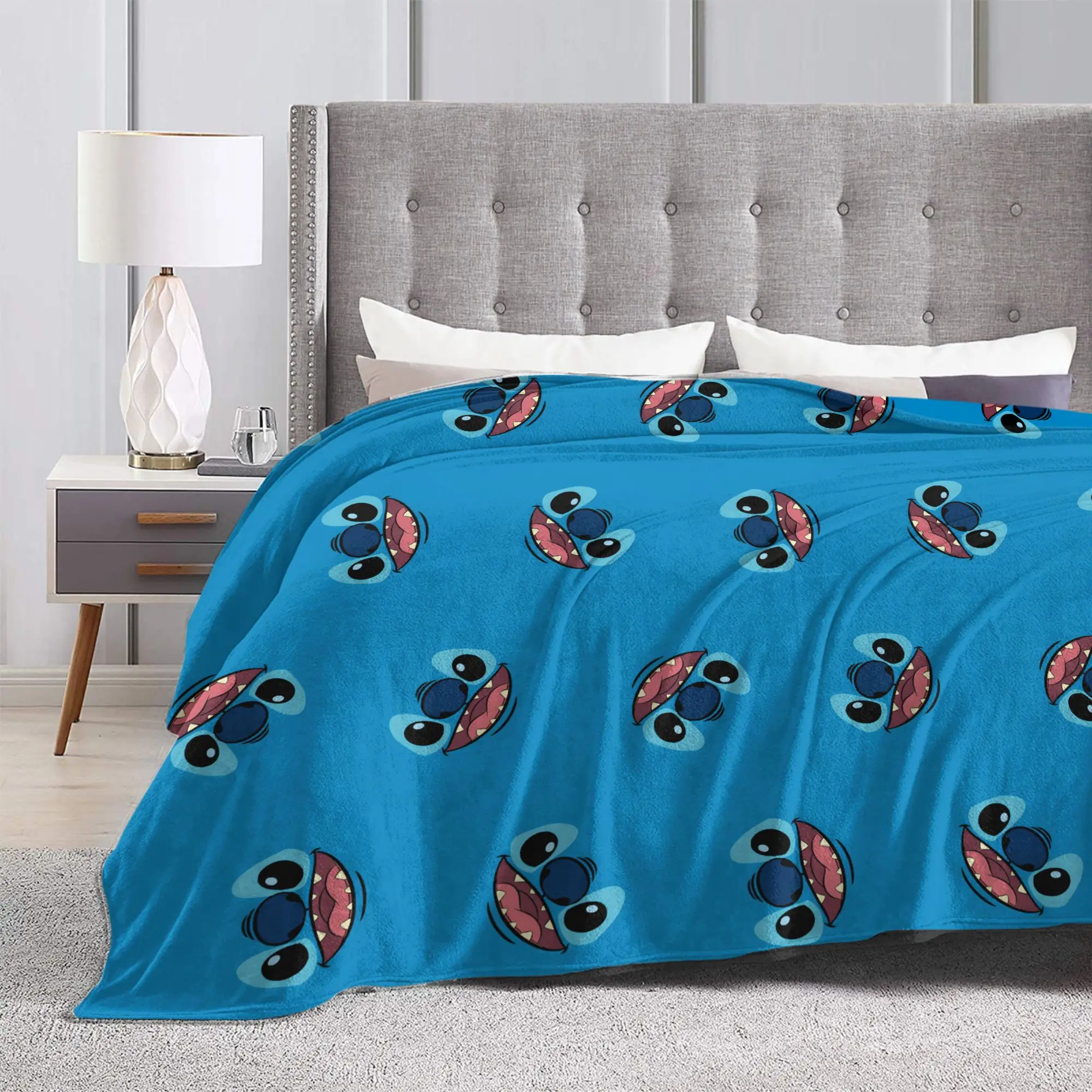 بطانية ناعمة ديكور لطيف غرزة عيد الميلاد الفراش يلقي الفانيلا المفرش للمنزل ديكور موضة غطاء سرير أريكة #3