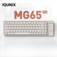 IQUNIX MG65PRO mechanical keyboard customized short axis keyboard wireless three mode office tablet notebook ultra-thin keyboard