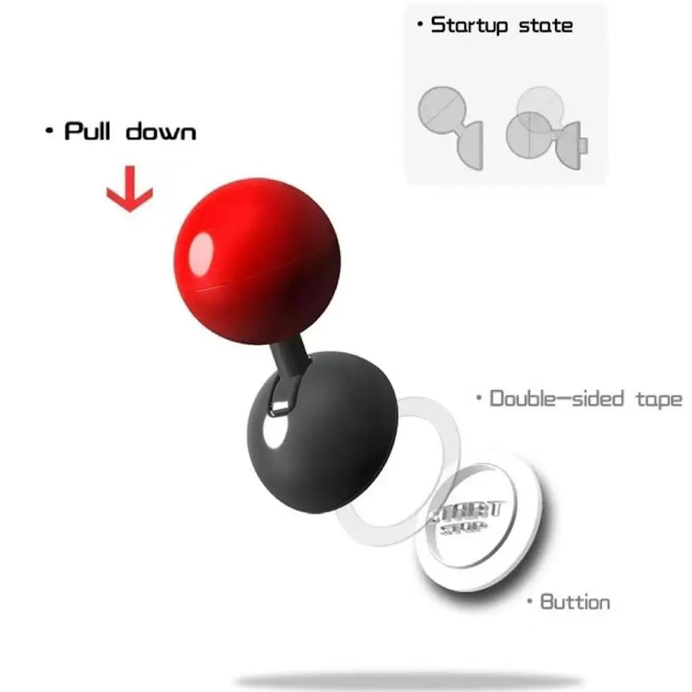 Start Button Push Start Auto Ignition Button Cover Automotive One-Touch Button Rocker Car Engine Push Start Stop Lever 