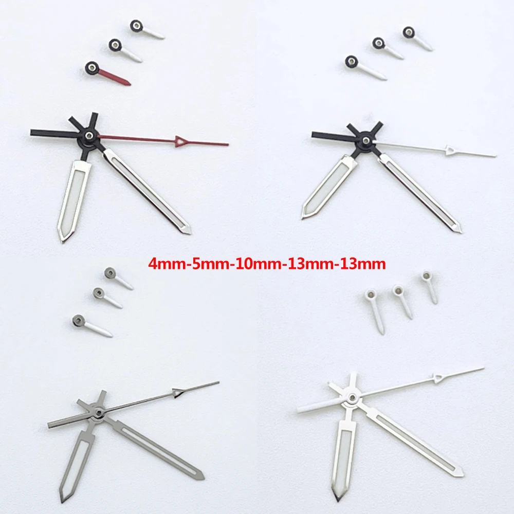 لمؤشرات حركة الكوارتز VK63، عقارب ساعة مضيئة باللون الأخضر لحركة NH35 NH36 4R35 4R36 الأوتوماتيكية، إبرة NH35 Hands VK63 #1