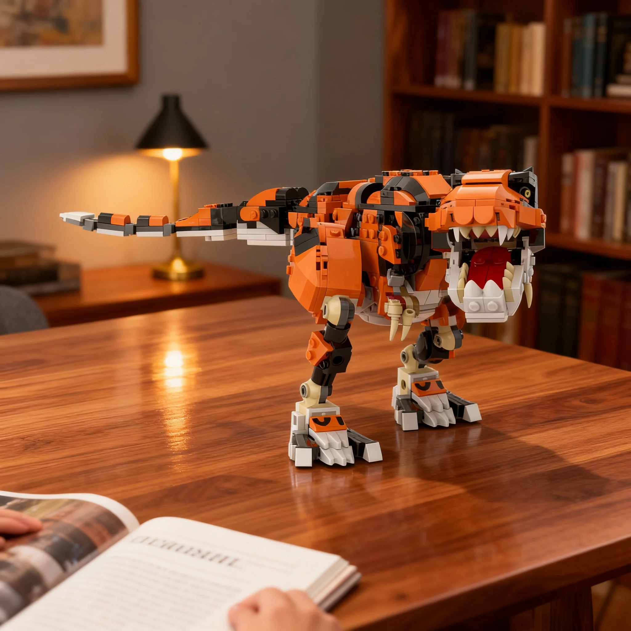602pcs MOC Tyrannosaurus Rex Gen.2 Alternate Build Creator Creator 3-in-1 Model Building Blocks Christmas Gift Toy Construction
