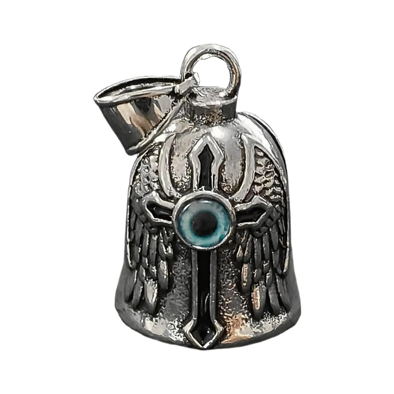 

Motorcycle Bell Decor Single Eye Motorcycle Bell Decoration Punk Art Alloy Ornament Riding Protective Accessory For Riders