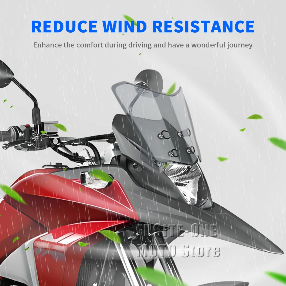 

For Honda XRE 300 2019 2020 2021 2022 motorcycle adventure windshield extension style Windscreen Wind Deflector Screen