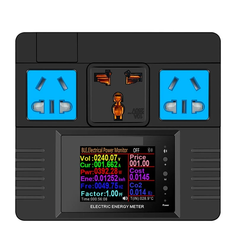 Digitale Energiemeter 16A AC85-265V WIFI Power Elektriciteit Monitor Alexa Google Home Spraakbesturing Voor Tuya Smart Leven APP