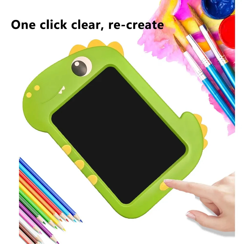 9 Inch Dinosaur Writing Pad LCD Screen For Learning Educational Toys 3+Years Old Girls Boys Graffiti Drawing Birthday Gifts L30