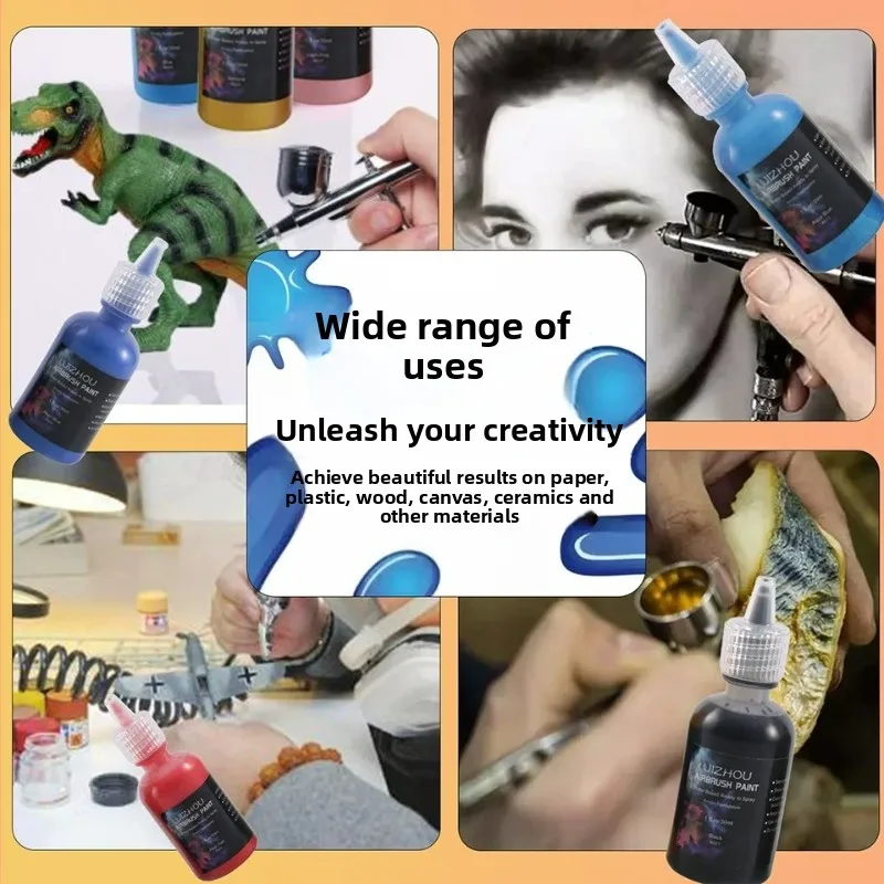 Gundam Model 12/18/24 Color 30ml Multi Purpose Painting Spray Pen Acrylic Paint Airbrush Special Water Based Acrylic Pigment Set view 3