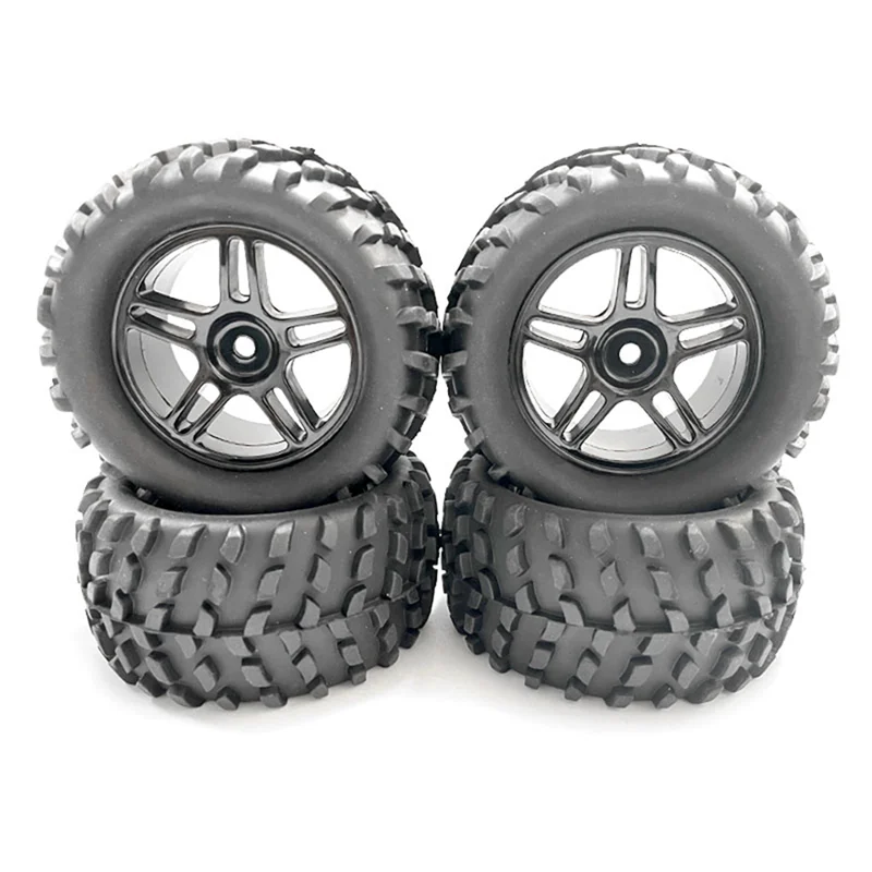 Precisionn 4 قطعة 82 مللي متر المطاط عجلة الإطارات 12 مللي متر عرافة ل HBX 16889 SCY 16101 MJX H16 16207 16208 162010 SG1601 1/16 RC ترقية السيارة التيار المتناوب