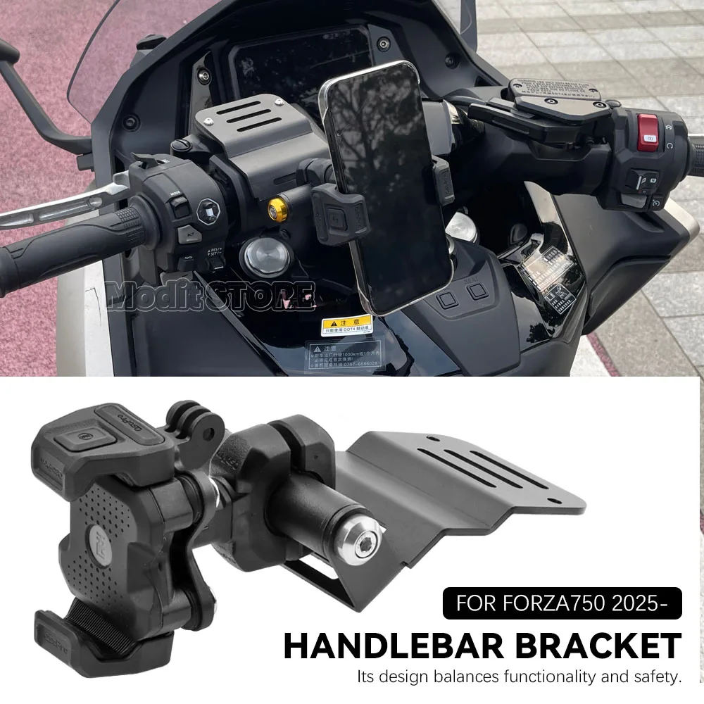 Neue Für HONDA FORZA 750 Forza750 2025 2026 Motorrad Zubehör Lenker Halterung 22 MM GPS Navigation Handy Halter
