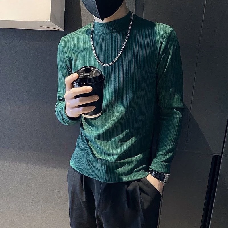 

Мужские футболки, толстовка с базовым слоем Xl, оригинальная весенняя роскошная одежда из полиэстера 2024, одежда с длинными рукавами, мужской пуловер с полуводолазкой