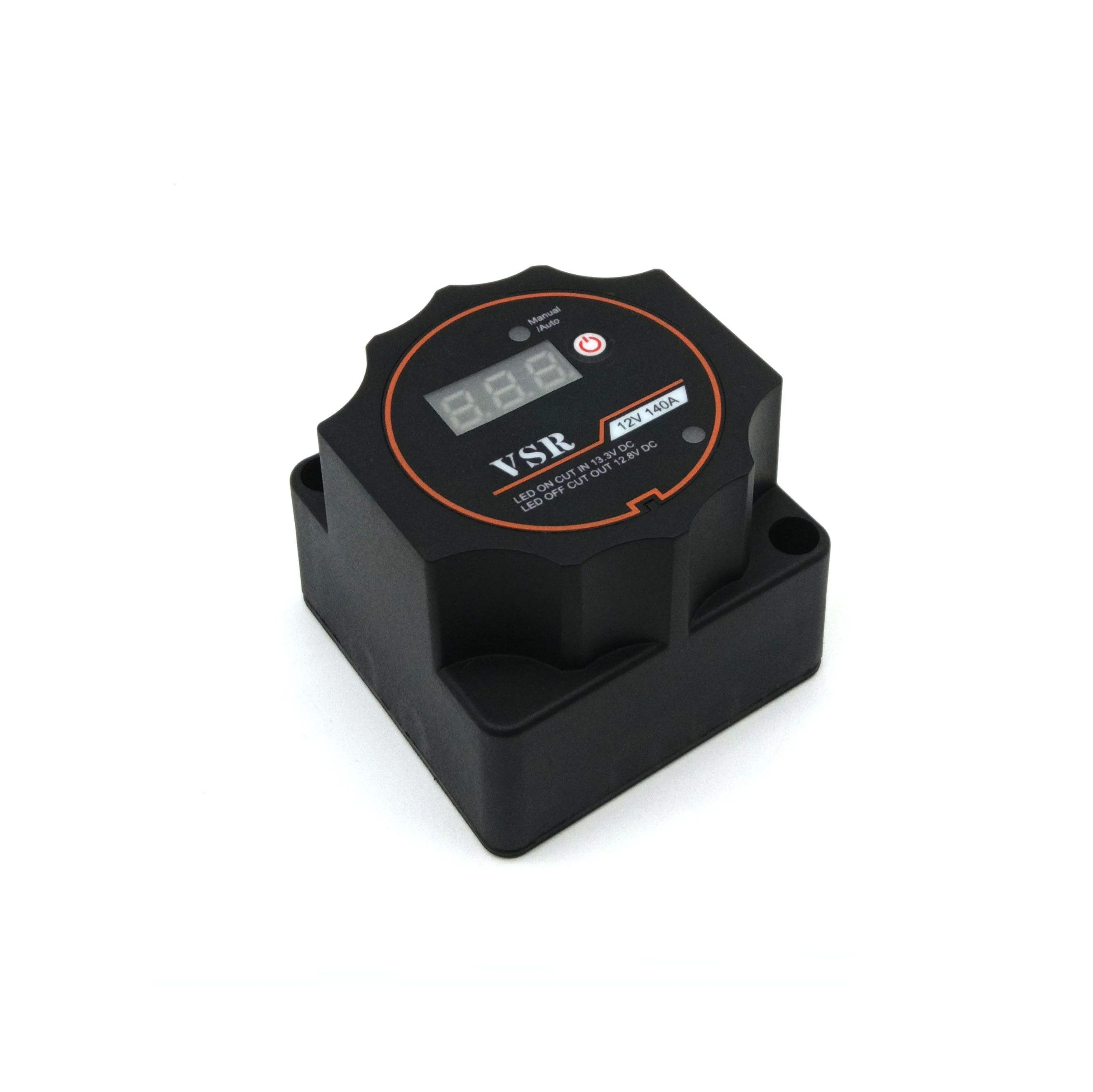 12V 140Amp Dual Battery Isolator Smart Auto Switches with VSR Voltmeter Manual Control for Optimal Voltage Sensitivity