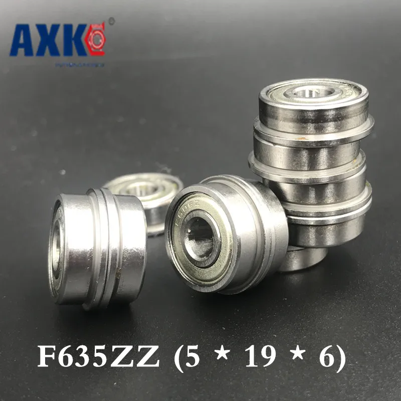 

New Arrival 20pcs F635ZZ Flanged Ball Bearings Steel F635Z 5x19x6mm Side Bearing Flange for Industrial Use