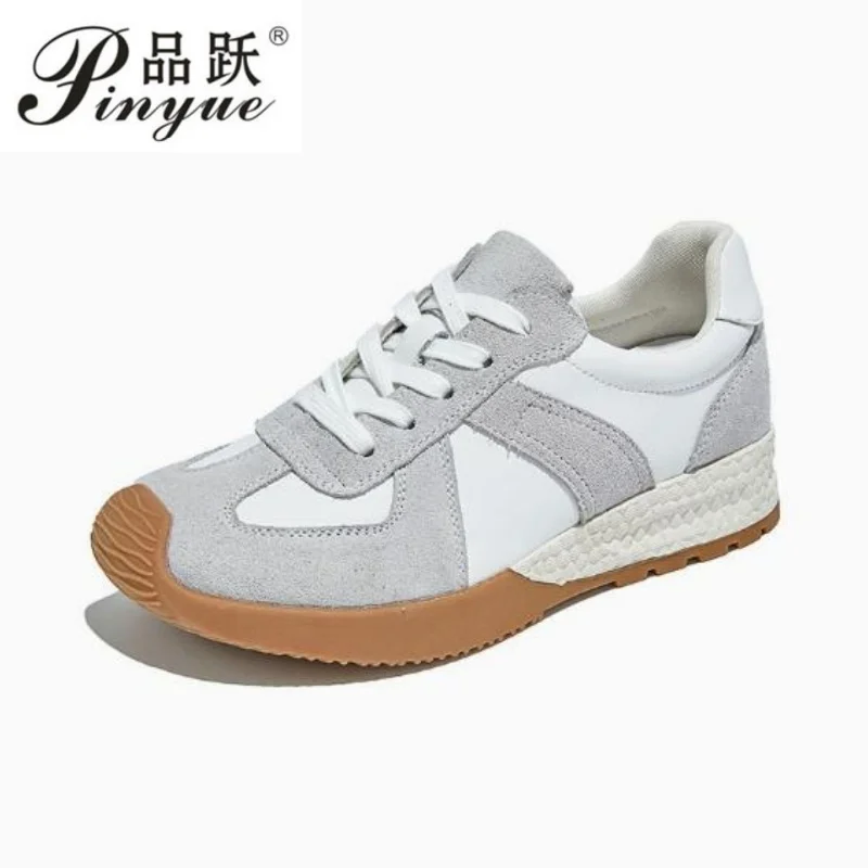 

3.5cm New Women's sneakers Shoes Non-slip Colorblocking Training shoes Women Shoes Large-Size Flat Casual female Shoes 35-40