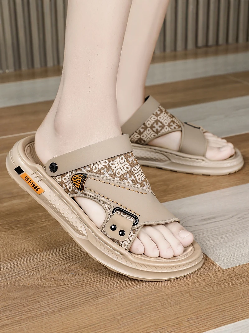 

Men's 2026 New Anti-slip Soft Bottom Casual Driving Outdoor Fishing Sports Beach Sandals Comfortable Breathable Slip-On Shoes