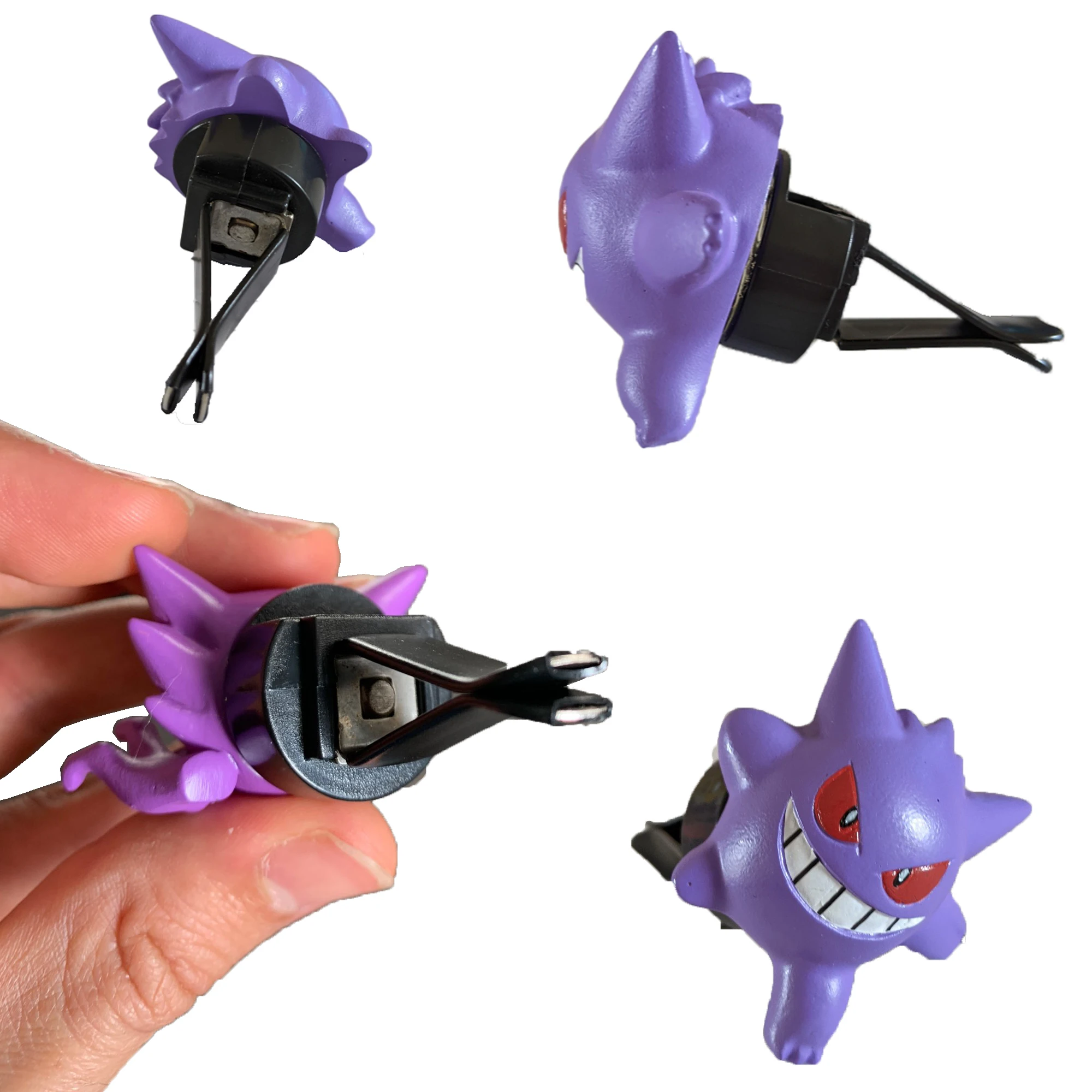 Pokémon Anime Action Figure Gengar Gastly Misdreavus Haunter Duskull Ghost Car Interior Air Outlet Decoration Kawai Car Ornament