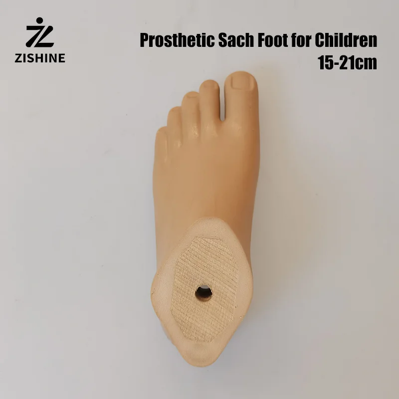 Prosthetic SACH Foot for Children Pediatric Artificial Foot for Prosthetic Leg 1D10 Yellow Kids Prosthesis Parts Size 15-21cm