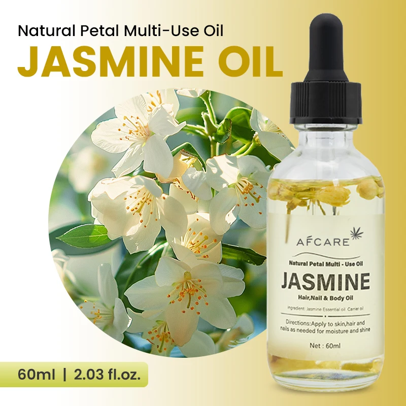 

60ml Jasmine Dried Flower Essential Oil Versatile for Skin Care Relaxation Home Add to Diffuser Spary DIY Candle and Soap
