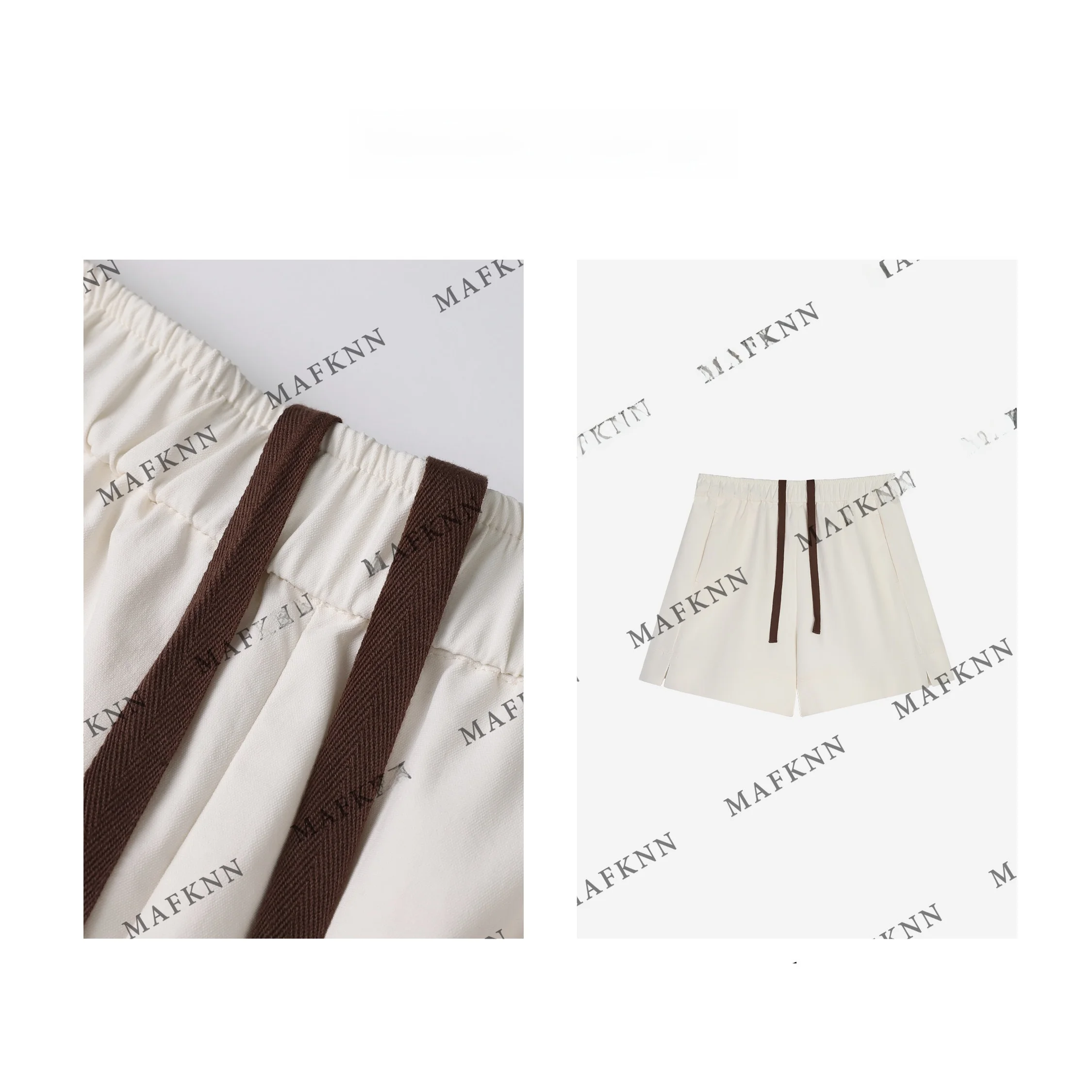 

Женские повседневные свободные брюки JiJi Private Label больших размеров с эластичным поясом и широкими штанинами для лета