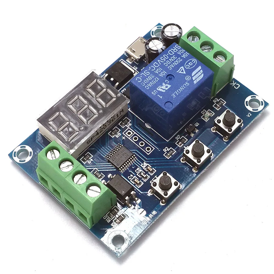 1s-999 minutes programmable timer signal trigger 5 trigger modes output switch can control 3V-220V instruments