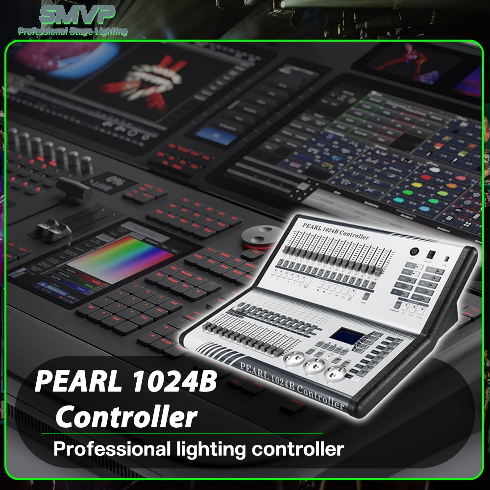 

Профессиональный контроллер Pearl 1024B, консоль освещения сцены, микшер DMX512, 1024 канала, 4 выхода для диско-диджея, вечеринки, клуба, концерта