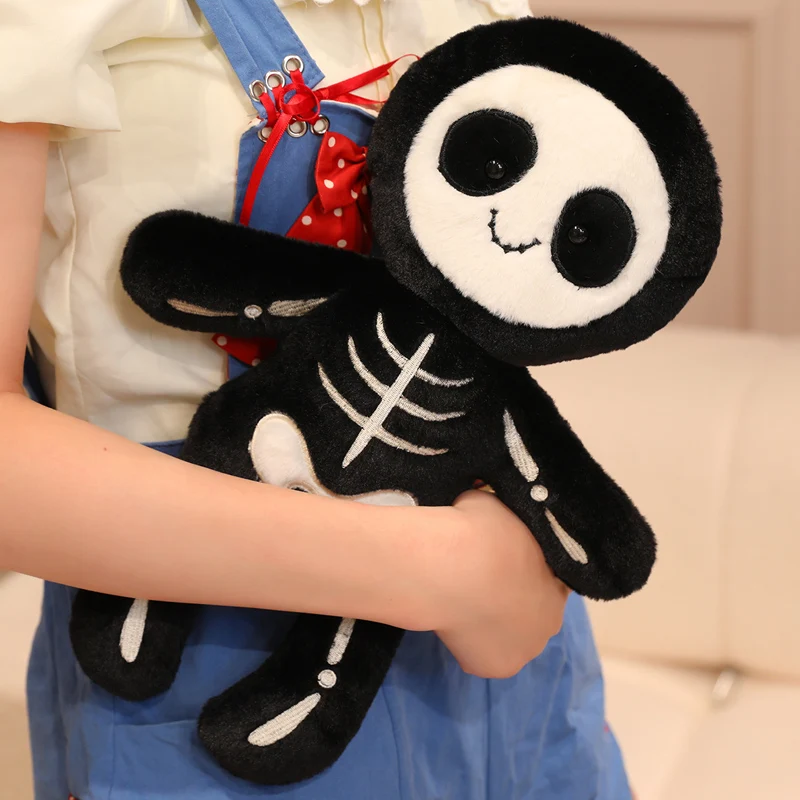 ตุ๊กตาโครงกระดูกมัมมี่สยองขวัญ ของตกแต่งน่ารัก หมอนอิง ของเล่น ของขวัญวันฮาโลวีน นุ่มนิ่ม สำหรับเด็ก