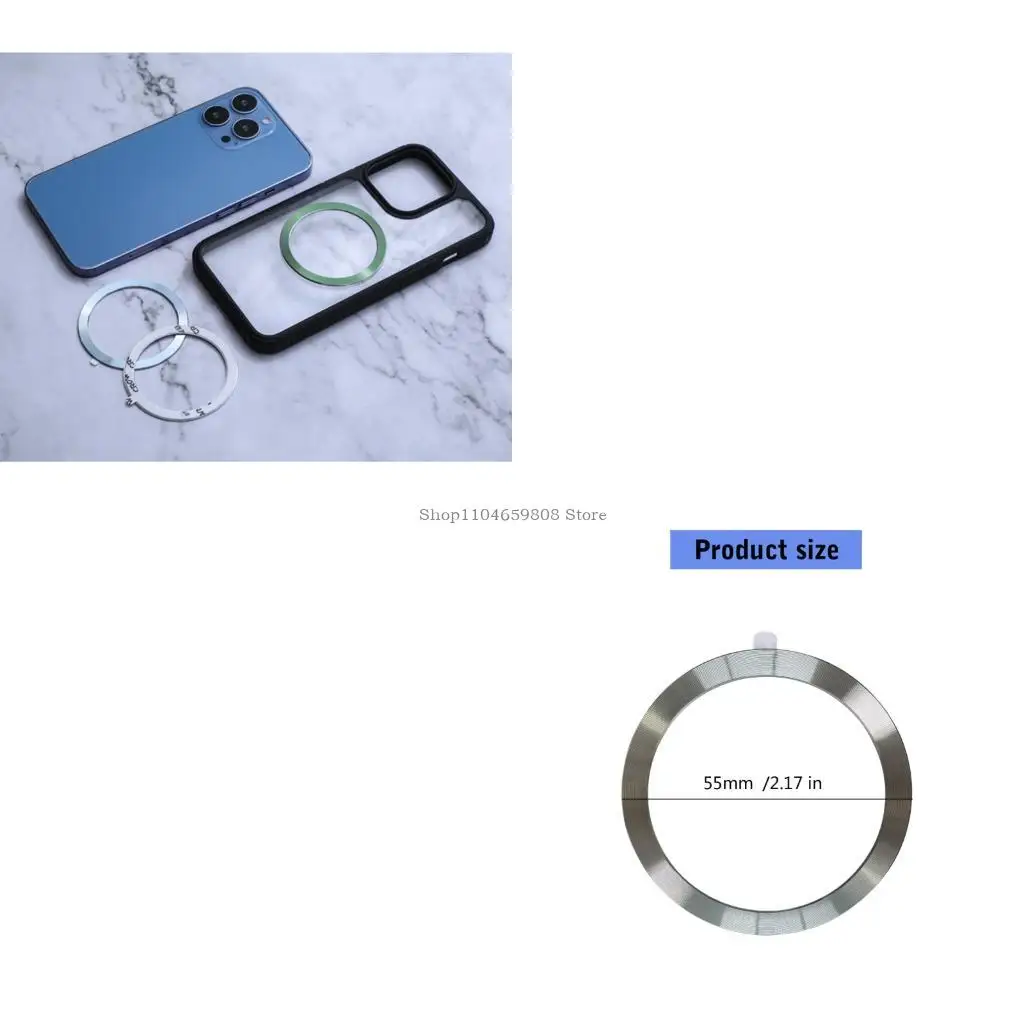 

Universal Metal Phone Rings Pattern Phone Plate Phone Holder Rings for Magnetic Car Mount Wireless Charging