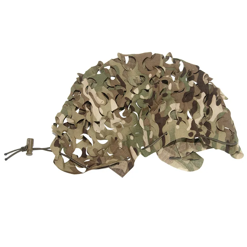 Tactical Helmet Cover Breathable Mesh Camouflage Helmet Cover 3D Tactical Gear