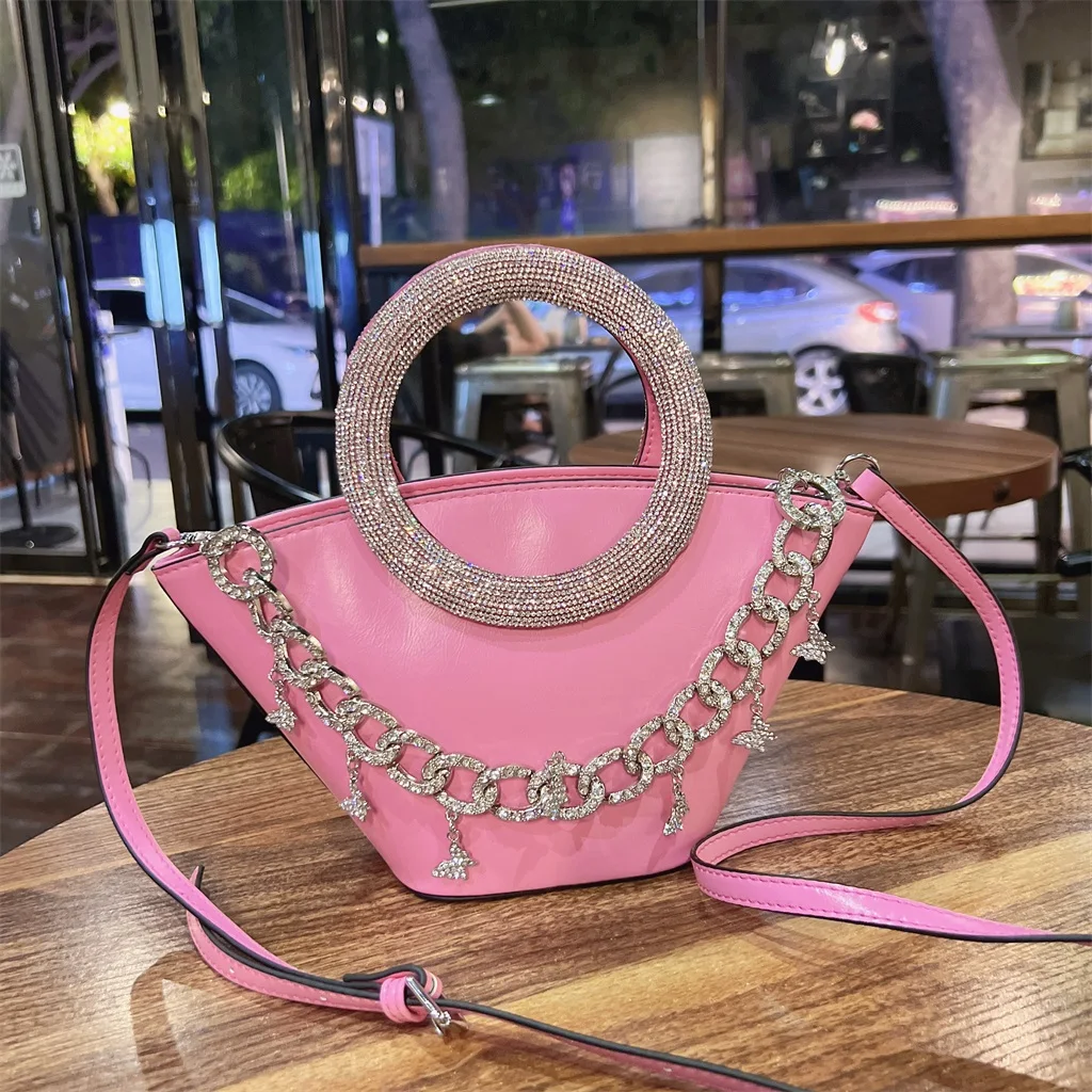 

Luxury Fashion Diamonds Women Handbags Senior 2025 New Tote Bag Every Commuter Shoulder Bag Texture Crossbody Bags