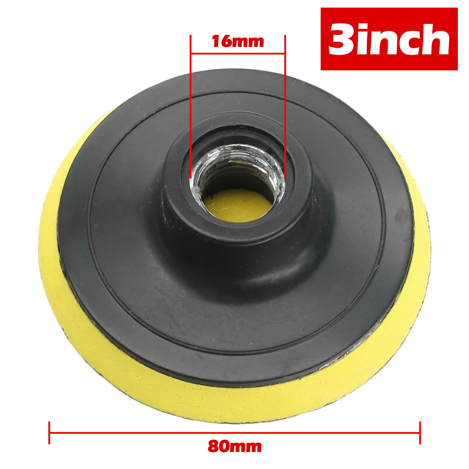 Backing Pad Sanding Holder Disc M-16 3/4/5/6/7inch Polishing Backer Plate Drill Rod For Polisher Grinding Tools