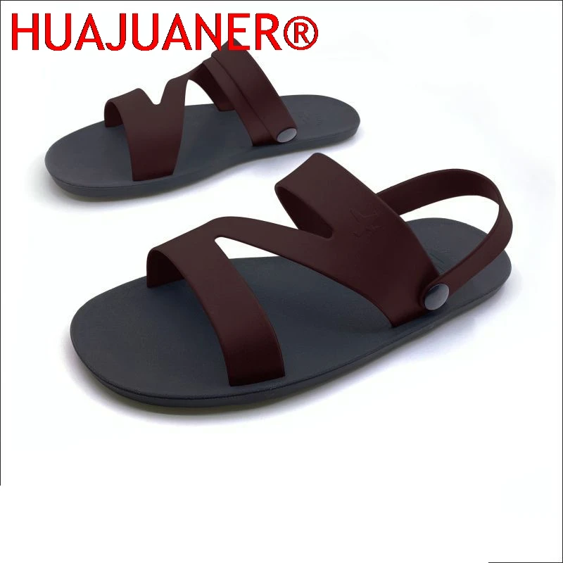 2023 Sandalen voor heren Zachte banden Rubberen slippers Zomermode Ademende vrijetijdsschoenen Heren