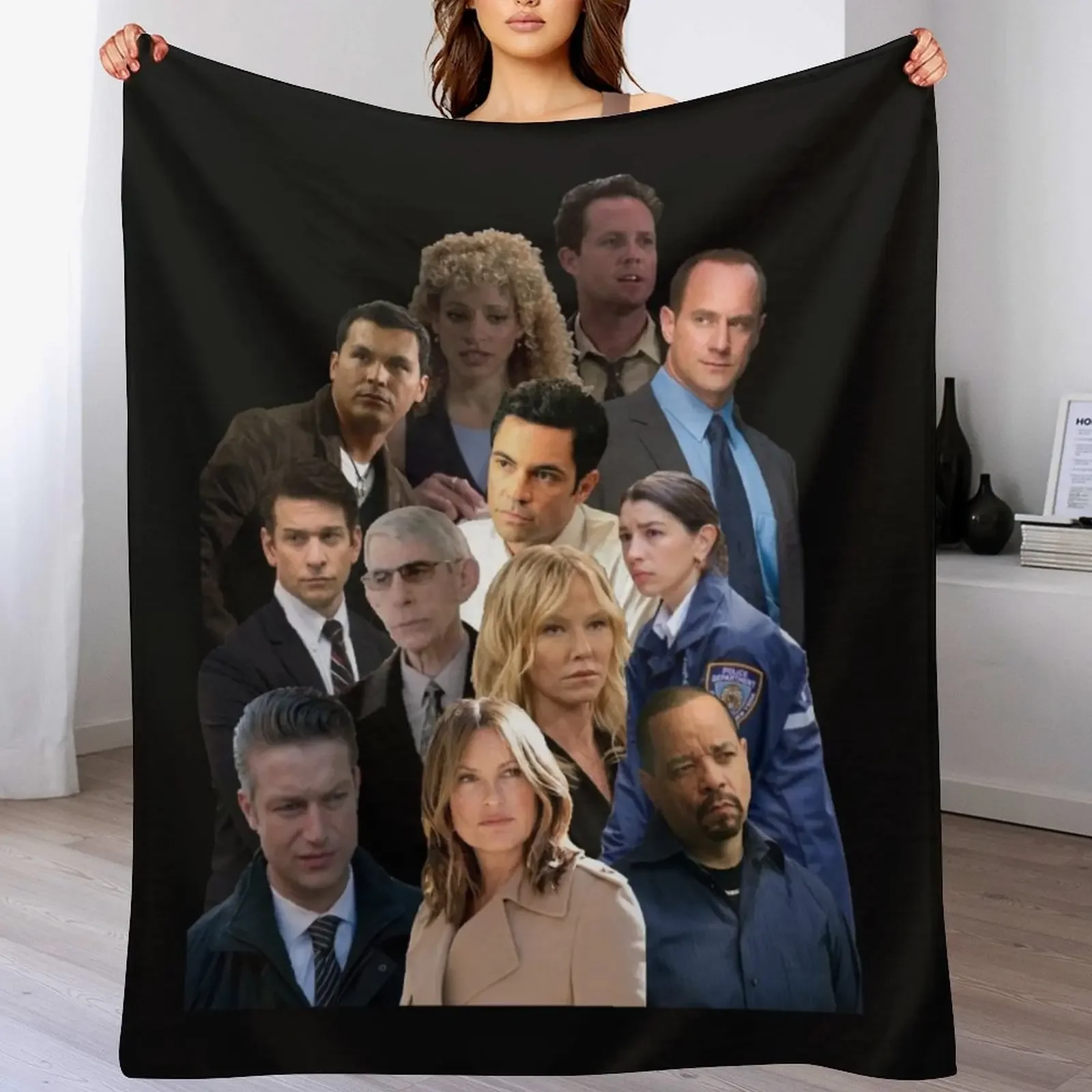 

SVU Dedicated Detectives Throw Blanket Long Lasting Soft Plush Blanket for Daily Use