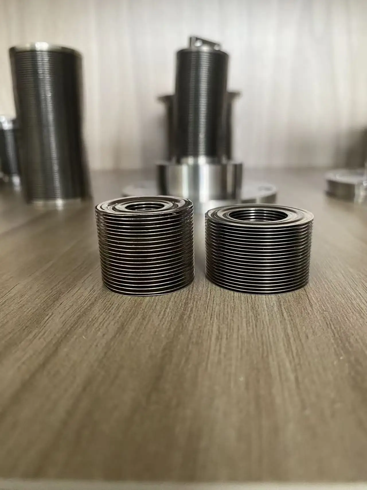 Metal Bellows Pressure Sensor Polished Bellows CF35 Flange Helium Leak Tested for Semiconductor Wafer Handling