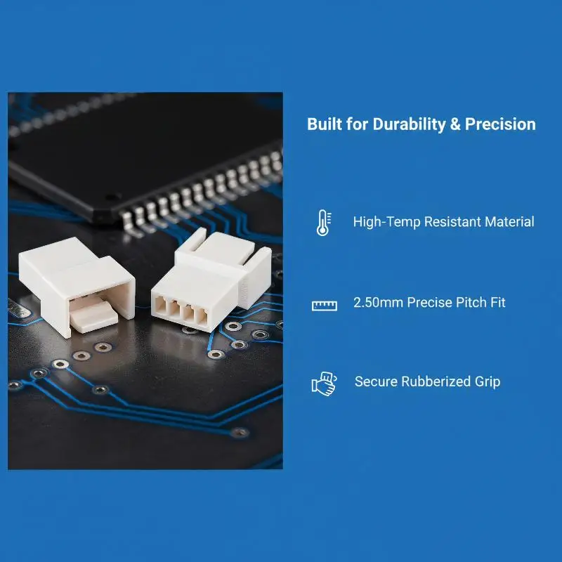 Molex 29110043 4Pin 2.5mm Pitch Plastic Connector Housing Durable Wire Socket Terminal for Security System Installation