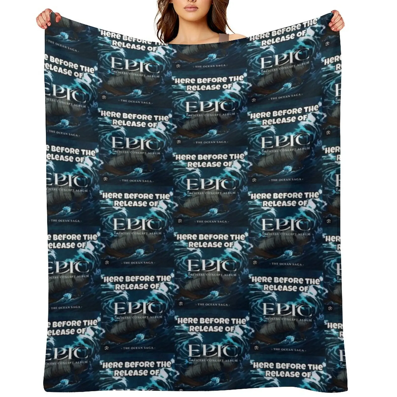 

Here before the release of the ocean saga badge epic the musical Throw Blanket anime Luxury Thicken Soft Loose Blankets