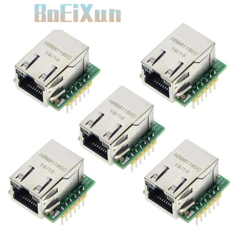 1-5PCS W5500 Module TCP/IP Ethernet Module Compatible with WIZ820io Network Interface RC5 IoT for Arduino