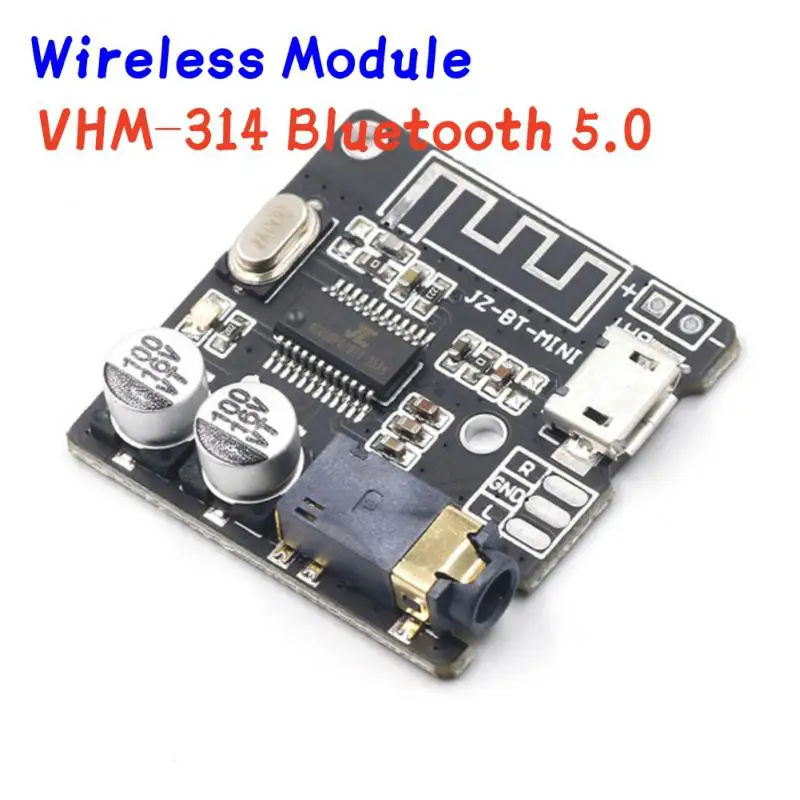 Moduł 3.7-5V VHM-314 kompatybilny z Bluetooth 5.0 karta odbiornika audio MP3 bezstratna płyta dekodera bezprzewodowy moduł muzyczny stereo