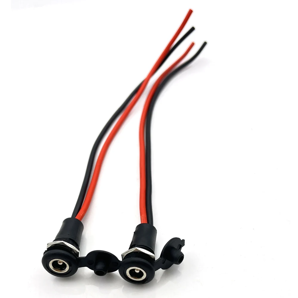 5A DC 5.5*2.1mm 5.5*2.5mm Socket DC Power Supply Jack Socket Plug Female Panel Mount Connector 5.5mm 2.1mm 5521 5525 Adapter