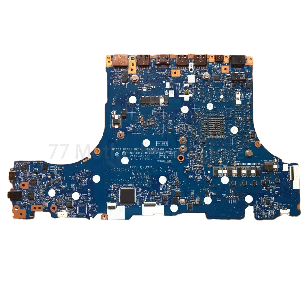 اللوحة الأم للكمبيوتر المحمول لينوفو الفيلق 5-15ACH6H NM-D562 مع وحدة المعالجة المركزية R5-5600H R7-5800H اللوحة الأم GPU RTX3060 6G RTX3070 8G