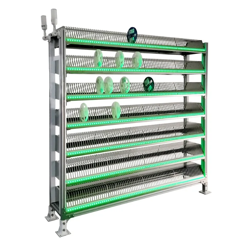 

SMT intelligent lighting sorting material rack electronic patch anti-static material rack picking system