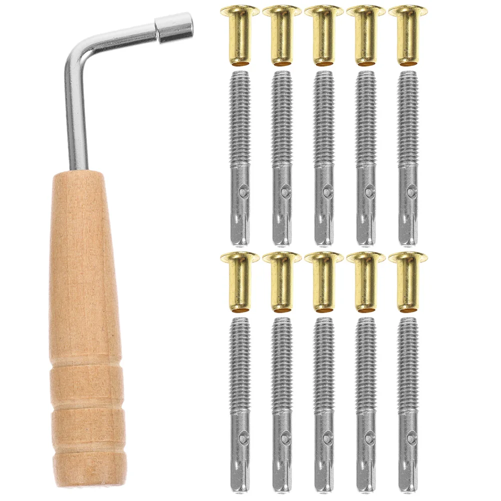 

10Pcs Lyre Replacement Accessory Wrench Tuning Pin Key Harp Parts String Instrument Accessories Safe Material Service