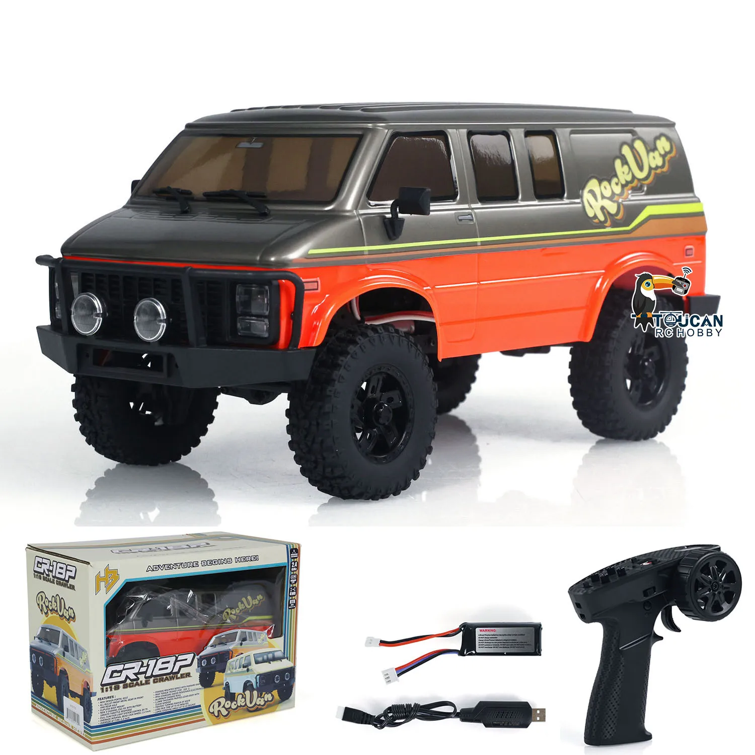 Gifts 1:18 Hobby Plus CR18P 4x4 RC Climbing Crawler Car Radio Control Painted Assembled Off-road Finished Vehicle Model TH24021