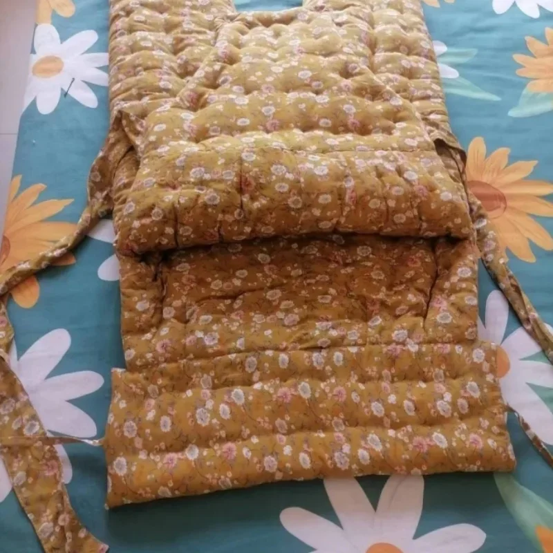 Handmade ABDL Filled Cotton Jumpsuit Couple Floral Belly Tank Top Trousers Puffy Warm Bodysuit Party Private Sexy Costumes BF