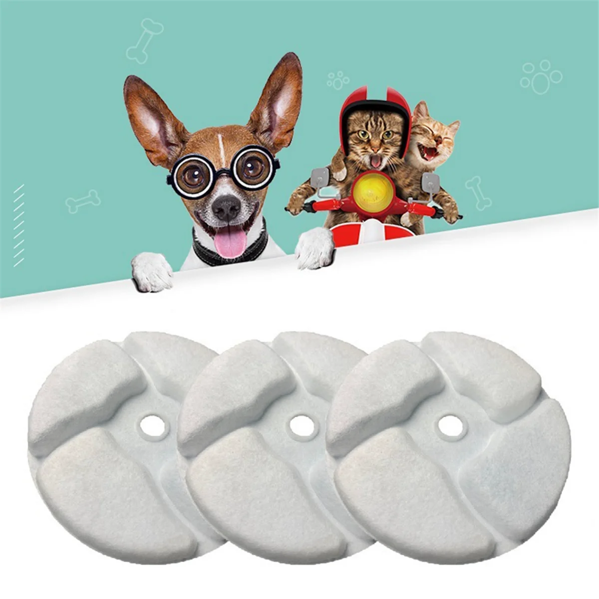 Filtro de fuente de agua para fuentes de agua para mascotas EVERSWEET 2S/3/3 Pro, para EVERSWEET Solo/Solo SE, filtros de repuesto, 10 Uds.