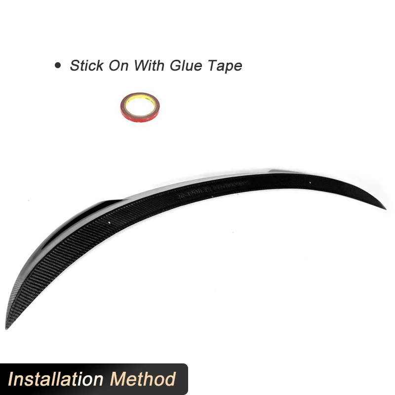 

Car Rear Trunk Spoiler Wings for Maserati Ghibli Sedan 4-Door 2014-2023 Carbon Fiber Racing Rear Spoiler Boot Wing Lip Body Kit