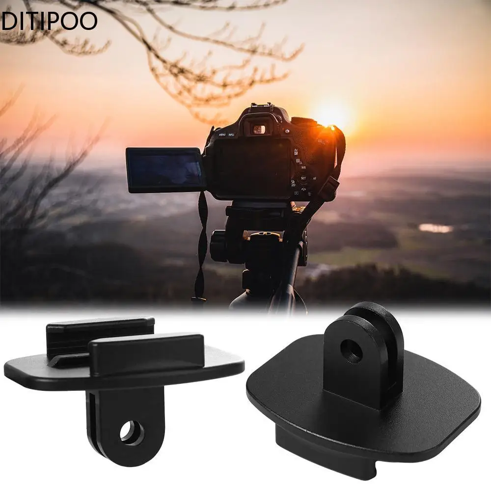 Quick Release Buckle Base Tripod Mount Adapter Aluminum Alloy for GoPro Hero 11 10 9 8 7 6 5 DJI Action Camera Vlog Accessories