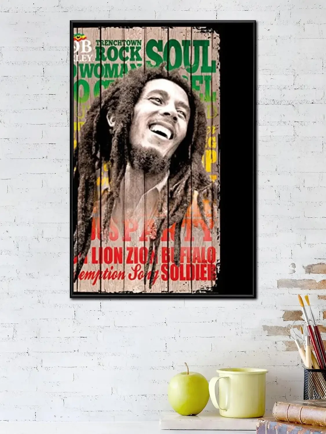 bob marley and the wailers singer Canvas Art Poster, Wall Art Picture Print, Modern Family Bedroom Decor Posters