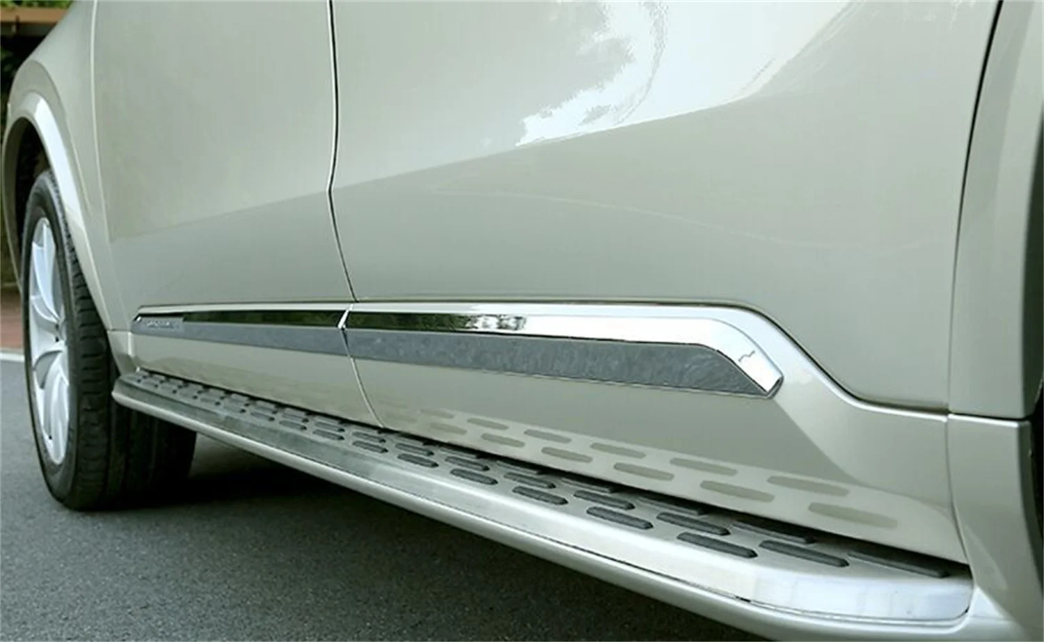 for Volvo XC90 2015-2020 Chrome Side Door Body Molding Strip Trim Exterior ABS Car Accessories 4pcs