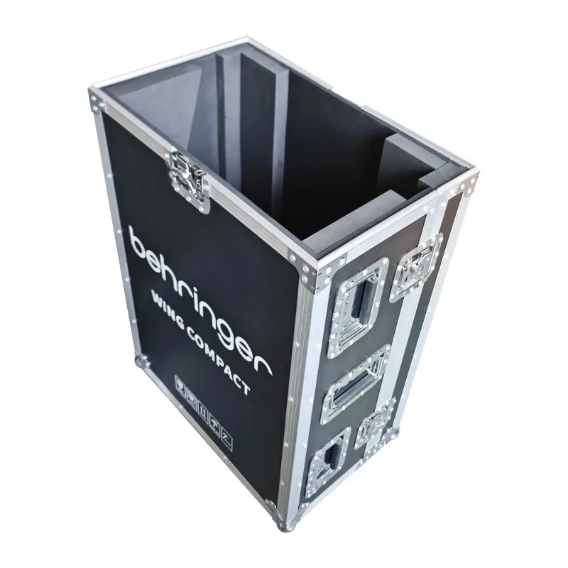 เคสใส่เครื่องเสียงแบบมีล้อสำหรับระบบเสียงดิจิตอลมิกเซอร์ Behringer Wing-Compact รุ่นปรับแต่งพิเศษ