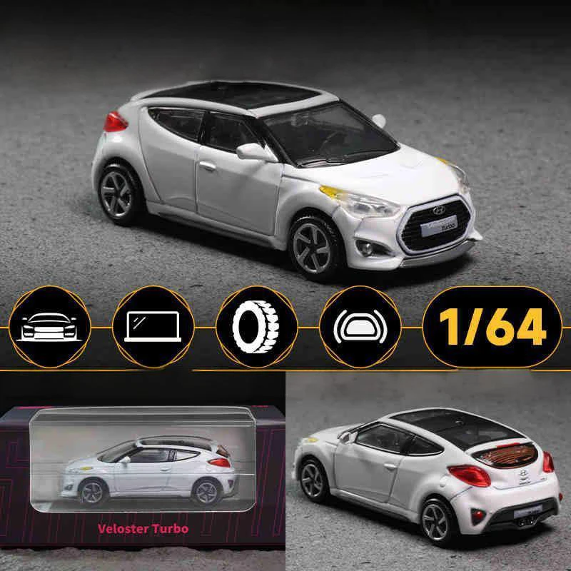 

1:64 Hyundai Veloster Turbo Alloy Car Diecasts & Toy Vehicles Car Model Miniature Scale Model Car For Children