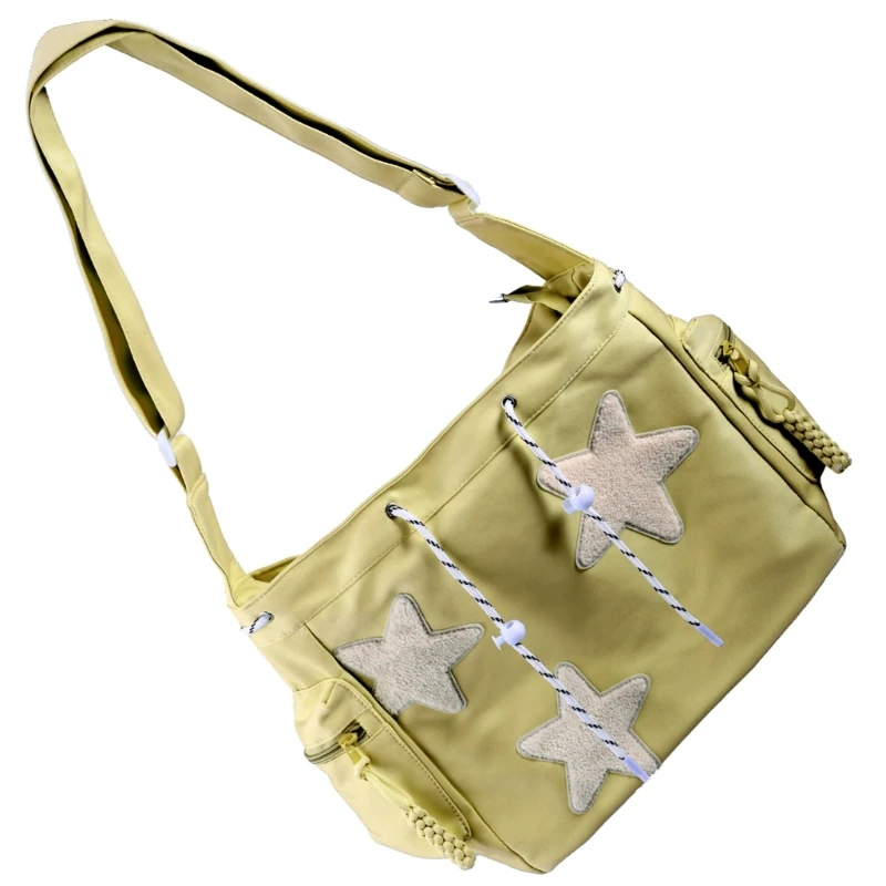 Women Crossbody Bag Large Capacity Shoulder Bag Star Pattern Bag 066F