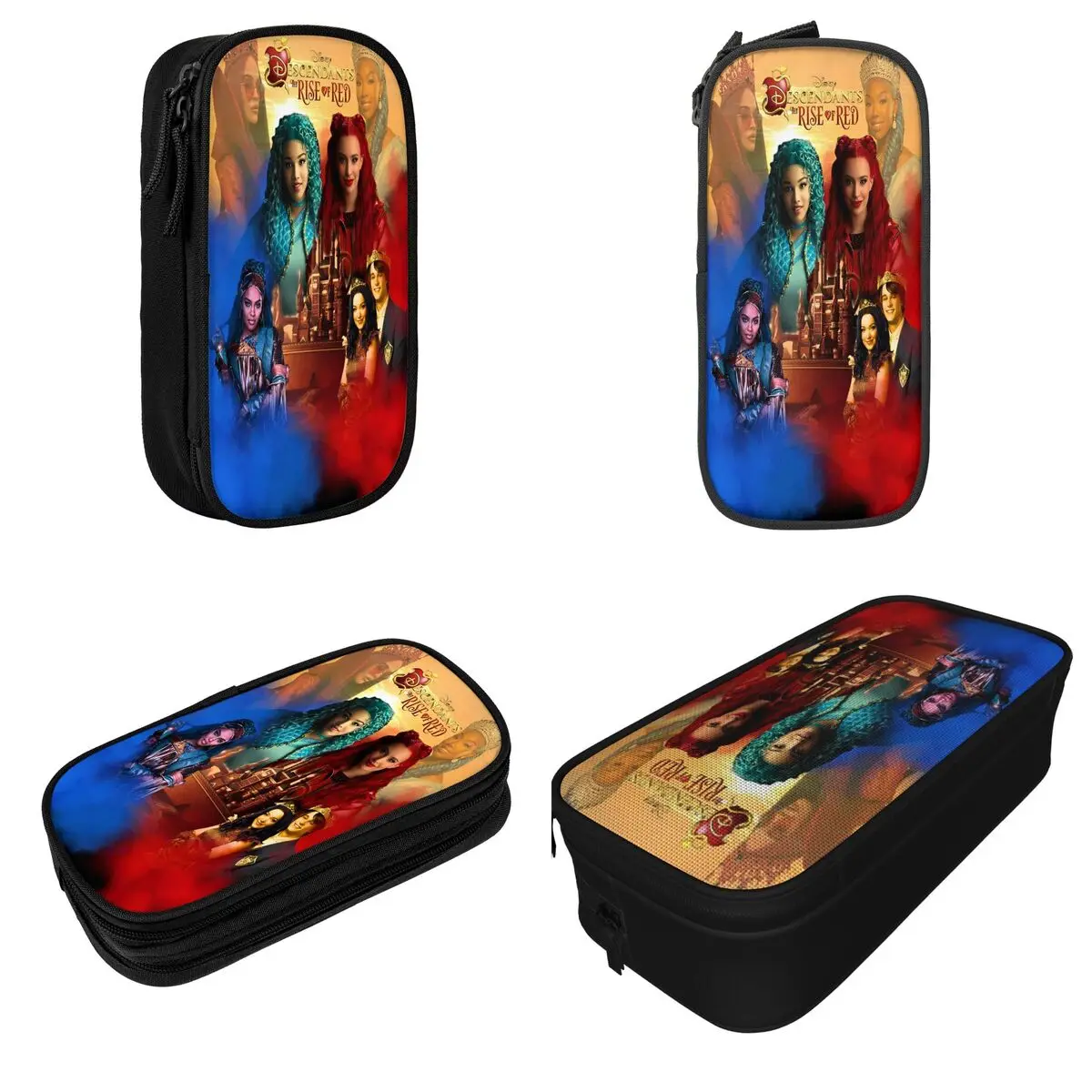 Lovely Descendants 4 The Rise Of Red Pencil Case Pencil Box Pen Box Kids Large Storage Bags Office Gifts Stationery